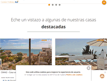 Tablet Screenshot of catalanholidays.com